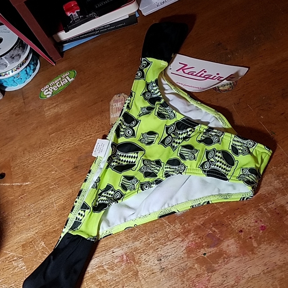 Kaligirlz "Give A Hoot" Citron & Black Large